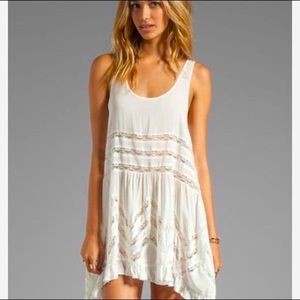 Free People Voile Lace Slip Dress Size Large